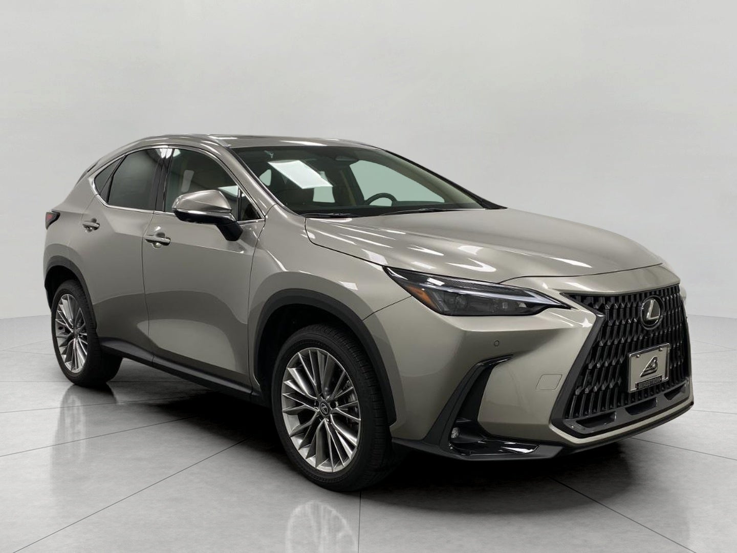 2026 Lexus NX NX 350 Premium AWD in Atomic Silver — front three-quarter view