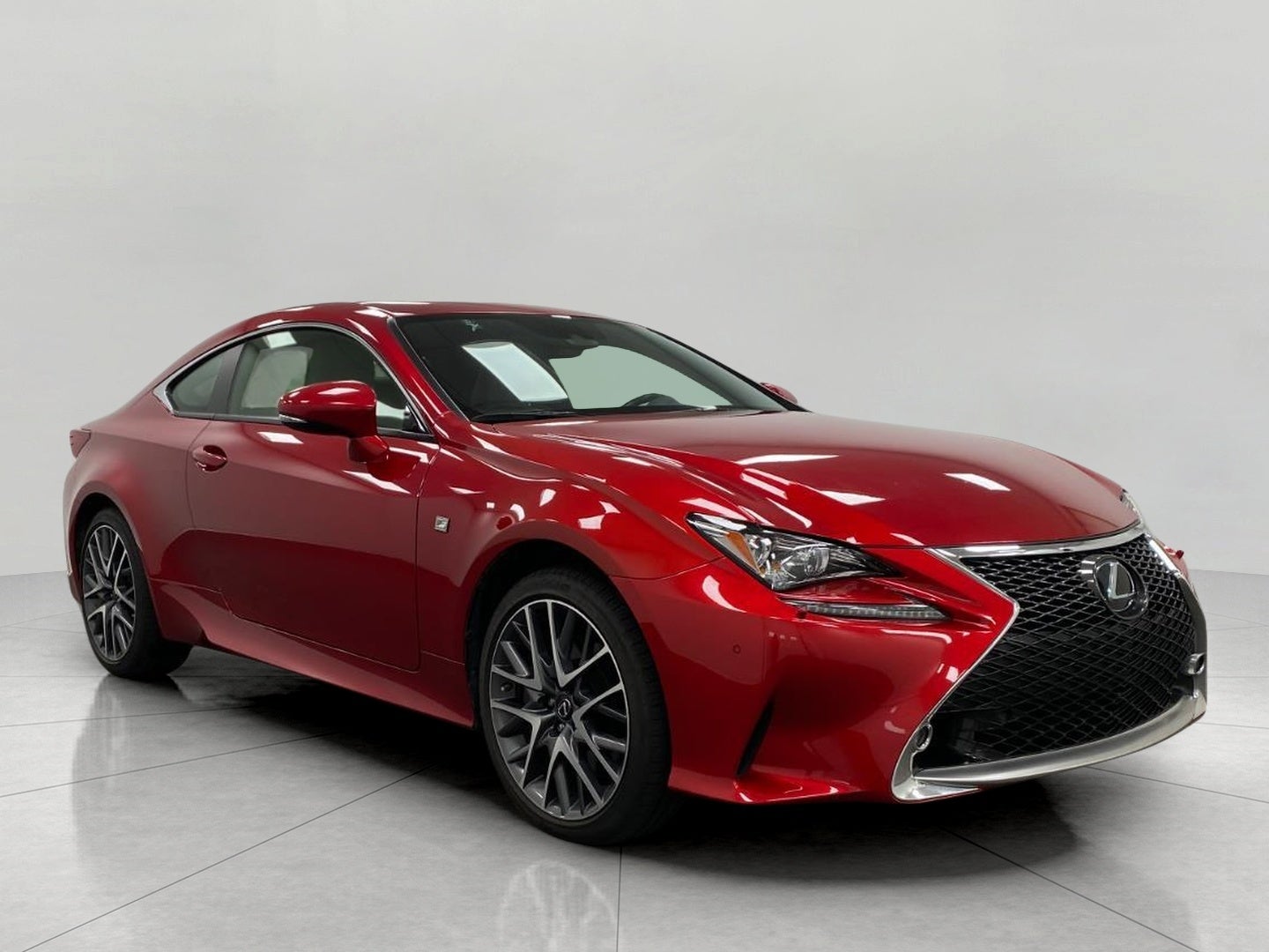 2018 Lexus RC RC 350 AWD in Infrared — front three-quarter view