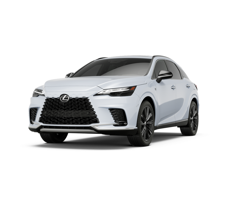2026 Lexus RX 350 F SPORT HANDLING AWD in Ultra White — front three-quarter view