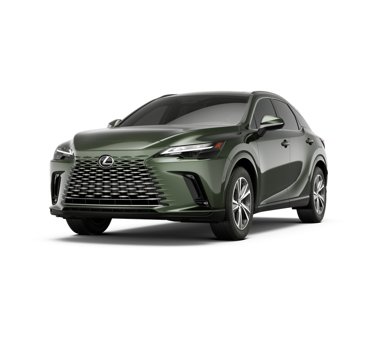 2026 Lexus RX 350 PREMIUM AWD in Nori Green Pearl — front three-quarter view