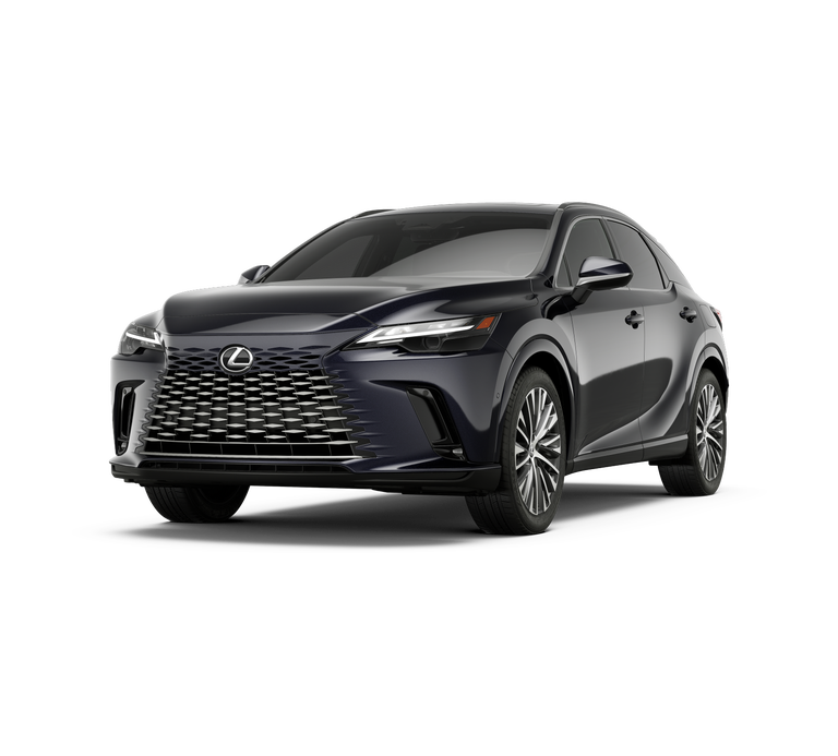 2026 Lexus RX 350 PREMIUM+ AWD in Caviar — front three-quarter view