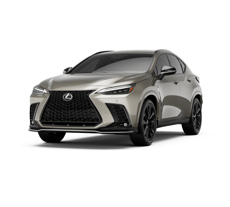 2026 Lexus NX 350 F SPORT HANDLING AWD in Atomic Silver — front three-quarter view