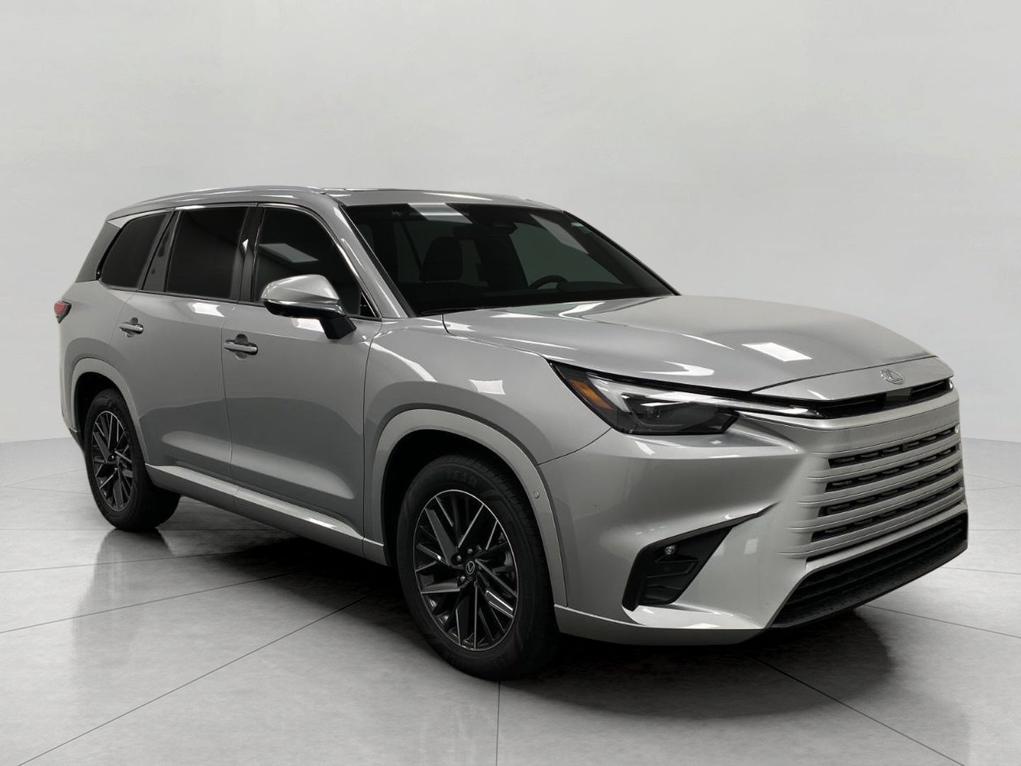 2026 Lexus TX 350 PREMIUM AWD in Celestial Silver Metallic — front three-quarter view