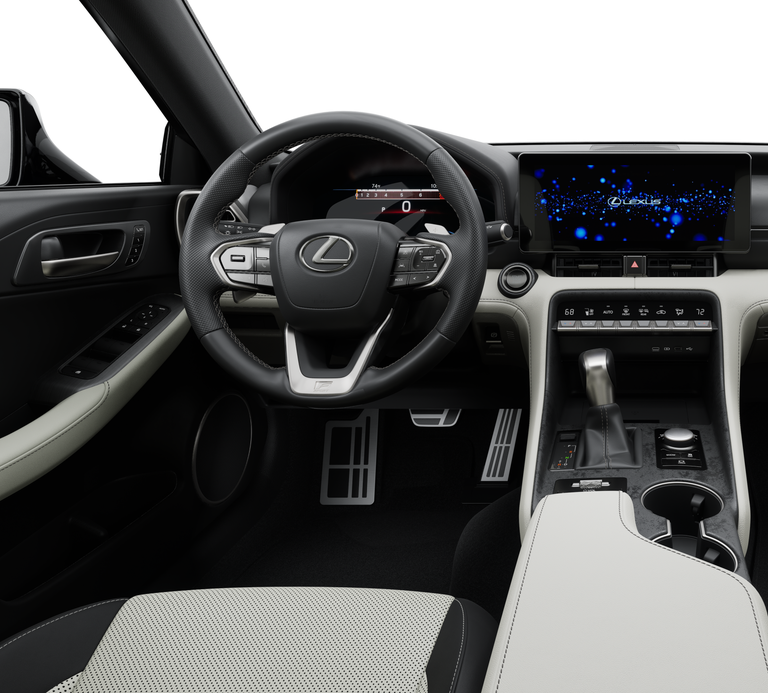 2026 Lexus IS 350 F SPORT AWD in Hakugin Matte White — front three-quarter view