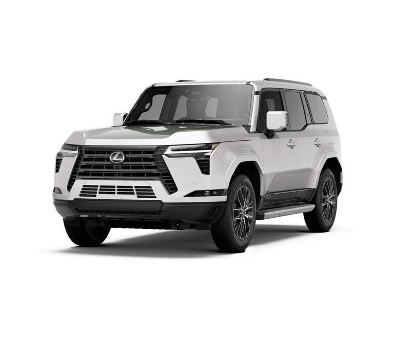 2026 Lexus GX 550 PREMIUM+ in Eminent White Pearl — front three-quarter view